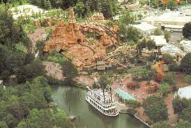 Aerial Photo Of Big Thunder Mountain Railroad At Disneyland This Is Prior To Construction Of The Big Thunde Disney Parks Disneyland Anaheim Vintage Disneyland