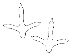 Black And White Turkey Outline Printable Turkey Feet Template Printable Turkey Turkey Template Stencils Printables Templates