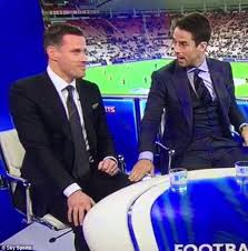 Like follow october 4, 2015 2:04 pm. Jamie Redknapp And Jamie Carragher Re Enact That Hilarious Thierry Henry Reaction To Brendan Rodgers Sacking Daily Mail Online