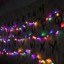 Stranger Things Diy Printable Wallpaper Kit Etsy In 2020 Stranger Things Large Bulb Christmas Lights Stranger Things Alphabet