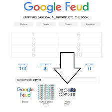Google feud brings the fun of the classical tv show family feud to the next generation. Photo Complete Cyn Mackley
