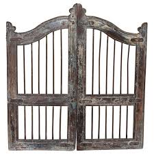 Metal gates last well outdoors,.and can be used as trellises, backgrounds for flower beds and display places in the garden. Pair Of Vintage Wood And Iron Garden Gates At 1stdibs
