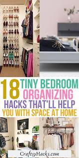 40 Ways To Organize A Small Bedroom In 2020 Small Bedroom Organization Room Organization Bedroom Small Room Hacks
