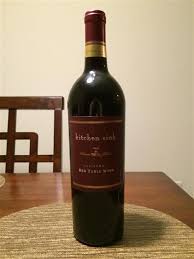 nv kitchen sink red table wine artisan