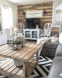You can still decorate the walls as you normally would with shelves, art, and more! Farmhouse Decor In 10 Stunningly Gorgeous Living Rooms