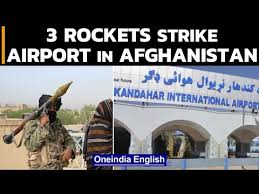 At least three rockets struck kandahar airport in southern afghanistan overnight, an official told afp on sunday, as the taliban pressed on with their sweeping offensive across the country. 3 Rockets Strike Kandahar Airport In Afghanistan Overnight All Flights Cancelled Oneindia News Youtube