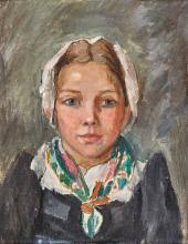 Sold at Auction: Sarah Jeannot, JEANNOT, SARAH: "Petite fille d'Evolène".