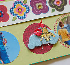 Paper, Scissors and Superheroes: Little house with a green door....