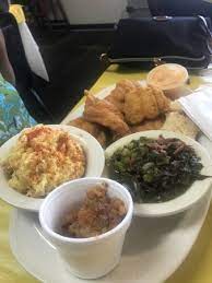 Ribs were feeling off the bone tender, pork chops moist and juicy, catfish was crispy and flaky. Food That Truly Touches Your Soul Picture Of Nana J S Soulful Kitchen Ocean Springs Tripadvisor