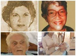 FE VIOLETA ORTEGA , ESTA HEROICA MUJER QUE DIO TODO POR EL DERROCAMIENTO  DEL RÉGIMEN TRUJILLISTA LO HA OLVIDADO TODO Y PASÓ SUS ÚLTIMOS DÍAS EN LA  PAZ DE UN ASILO NOTA: