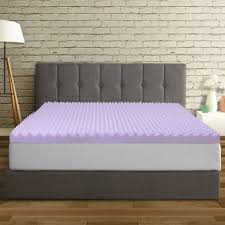 The benefits of using an egg crate mattress topper. 3 Inch King Size Egg Crate Memory Foam Topper Crown Comfort Overstock 21406961