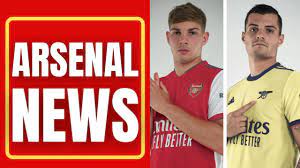 Bukayo saka models arsenal's new home kit for the coming 2021/22 season (image courtesy of arsenal.com) (image: Arsenal 2021 22 Home Kit Reaction Arsenal 2021 22 Away Kit Reaction Arsenal News Today Youtube