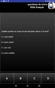 Ce questionnaire mélange des questions de vocabulaire et de culture générale sur . Bible Francais Trivia For Android Apk Download