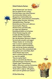 Onkel Huberts Garten Geschichten Fur Kinder Gedicht Sommer Gedichte