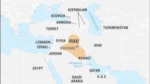 It includes country boundaries, major cities, major mountains in shaded relief, ocean depth in blue color gradient, along with many other features. Iraq History Map Population Facts Britannica