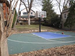 We wanted a basketball court but it had to be something that was not permanent. How To Make A Diy Backyard Basketball Court