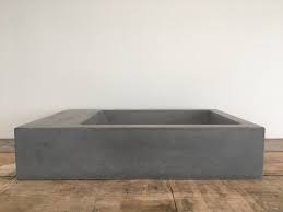 polished concrete sinks concrete