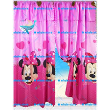 Disney sets de couette toy story ou minnie mouse lion king literie lit jeux. Curtain Minnie Mouse Size 48 71 Inches Shopee Philippines