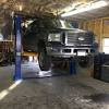 Car lift with 10 foot ceiling. 1