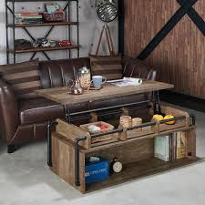 Furniture Of America Beah Reclaimed Oak Lift Top Coffee Table Ynj 1996c25 The Home Depot In 2020 Brown Coffee Table Coffee Table Carbon Loft