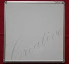 Creative Resin Coated Steel Surface White Mark Board, Board Size: 0.5-1 Mm,  Frame Material: Durable Aluminium at ₹ 95/square feet in Bengaluru