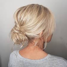 It is really flat on the top. Hugedomains Com Blonde Updo Short Hair Updo Medium Hair Styles