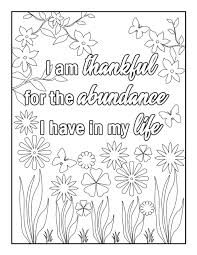 In short, affirmations are statements that are used and repeated to encourage and uplift the person speaking them. Gratitude Affirmations Coloring Book For Adults Monique Math