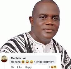 𝙍𝙚𝙥. 𝙈𝙖𝙩𝙩𝙝𝙚𝙬 𝙅𝙤𝙚 𝘽𝙧𝙖𝙣𝙙𝙨 𝙋𝙧𝙚𝙨𝙞𝙙𝙚𝙣𝙩  𝘽𝙤𝙖𝙠𝙖𝙞'𝙨 𝙂𝙤𝙫𝙚𝙧𝙣𝙢𝙚𝙣𝙩 𝙖𝙨 '419 𝙂𝙤𝙫𝙚𝙧𝙣𝙢𝙚𝙣𝙩 "  Buchanan, May 28, 2024- The direct Representative of Buchanan District,  Hon. Matthew Joe has described President Joseph ...