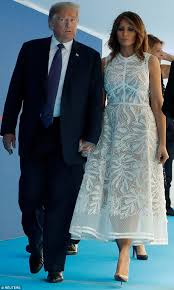 Melania Trump Wears Fourth Pair Of Louboutins In Two Days In Belgium Milania Trump Style Fashion Fashion Dresses