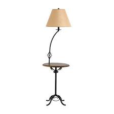 Cal Lighting Bo 2095fl Wrought Iron Floor Lamp With Wood Tray Table Tablelamps Wrought Iron Floor Lamps Iron Floor Lamp Iron Lamp