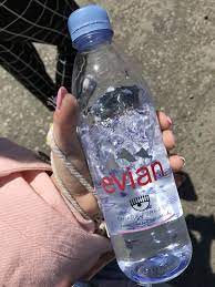 In 2018, evian pledged to become a circular brand by 2025 and make all of its plastic bottles* from 100% recycled materials (rpet) by 2025. Evian Bottle Trendy Water Bottles Water Bottle Design Water Aesthetic