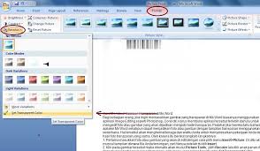 Cara Menciptakan Gambar Transparan Di Ms Word Belajar Microsoft Word