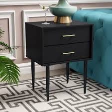 Winningham 2 Drawer End Table With Storage Furniture End Tables With Storage Nightstand