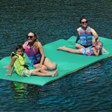 Floating Oasis Water Pad Sam S Club In 2020 Water Pad Lake Floats Floating In Water