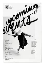 Black And White Ads Examples Designing With Black And White 50 Striking Examples For Your Inspiration Design School Dance Poster Design Dance Poster Poster Layout