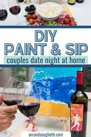 Mother's day painting party | paint and sip live. Couples Paint And Sip Activity Date Night At Home Amanda Seghetti