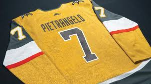 Here are the golden knights' jerseys Pietrangelo Will Wear 7 On His Vgk Jersey Lvsportsbiz