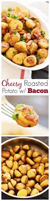 Pour chicken broth over potatoes. Cheesy Roasted Potatoes With Bacon Rasa Malaysia