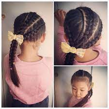 結ってすぐに撮らないとアホ毛大爆発 今日も裏編みこみで スッキリヘア cutegirlshairstyles hairstyles hairforgirls braidideas toddlerhair kidshair kidsh ダンス 髪型 キッズヘア ダンス ヘア