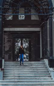 Brunette Girl And Stairs Brunette Girl Stairs Brunette