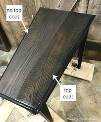 Stain strikes a good balance between color and texture. How To Paint A Table With The Best Black Furniture Paint Stain