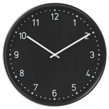 Bondis Horloge Murale Noir Ikea Canada Ikea In 2020 Wall Clock Clock Wall Clock Ikea