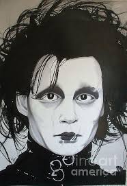 Edward Scissorhands Drawing by Mark Bickley