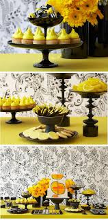 Ideias de decoração para casamento em amarelo e prata ou cinza. Amarelo E Preto Cosas De Boda Recuerdos De 15 Anos Fiestas De 15