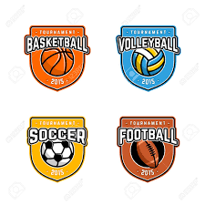 10 фраз в 2 тематиках. Sport Logo Fur Vier Sportarten Setzen Lizenzfrei Nutzbare Vektorgrafiken Clip Arts Illustrationen Image 44957046