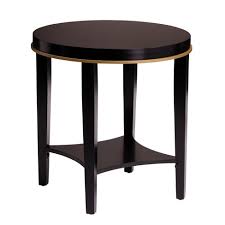 Use in the entryway, kitchen, hallway, or as a plant stand. Kowya Round Accent Table With Shelf Black Gold Aiden Lane Target