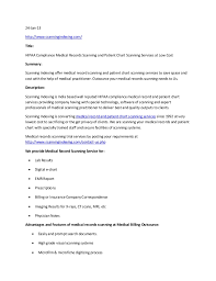 Hipaa Compliance Medical Records Scanning And Patient Chart