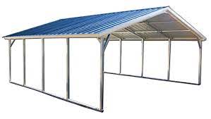 12x26 Vertical Style Metal Carport Alan S Factory Outlet