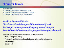 Terjawab • terverifikasi oleh ahli. Ekonomi Teknik Semester V 2 Sks Ppt Download
