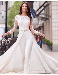 40 Jumpsuit Wedding Dresses Ideas 43 Fiveno Wedding Dress Jumpsuit Bridal Jumpsuit Wedding Dresses